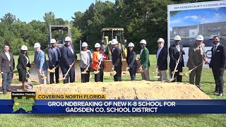 Gadsden County School District breaks ground on new K8 school building [upl. by Intyre]