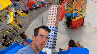 Xtreme orbiter ride at Logan County Fair in Ohio July 16th 2022 [upl. by Hcaz769]