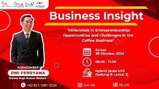 Millenials in Entrepreneurship quotOpportunities and Challenges in the Coffee Businessquot [upl. by Yenttirb935]