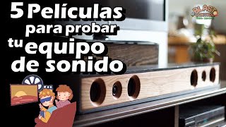 5 Películas para probar tu equipo de sonido  Home theater barra de sonido [upl. by Elam]