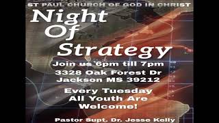 Tuesday Night Bible Class ST PAUL COGIC LIVE Pastor Supt Dr Jesse Kelly [upl. by Dlabihcra]