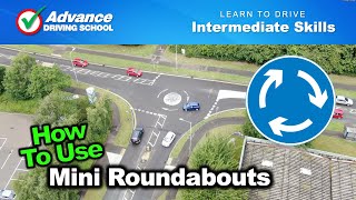 How To Use A MiniRoundabout  Learn to drive Intermediate skills [upl. by Edniya]