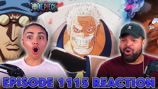 GARP TAKES ON AOKIJI One Piece Episode 1115 Reaction [upl. by Hnib]