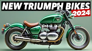 7 New Triumph Motorcycles For 2024 [upl. by Arised]