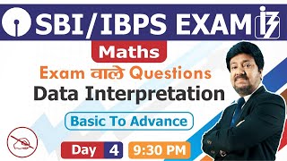 30 Most Important Data Interpretation  SBI PO IBPS PO amp Clerk  Day 4 [upl. by Moretta]