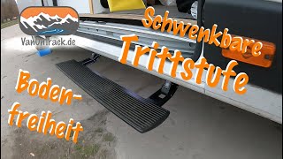 😍 Trittstufe ETB AlphaDynamik 💥 Einbau im Ducato  Vorstellung  Einstiegsstufe  Camper  WOMO [upl. by Nomyad109]