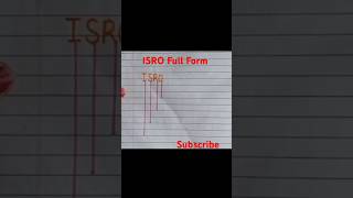 ISRO Full Form  Full Form Of ISRO  ISRO ka Full Form Kya Hota Hai  ISRO [upl. by Malorie]