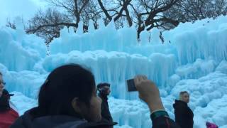 Ice Castle in Minneapolis [upl. by Ecinnej]