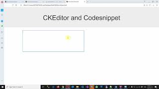 How to Add CKEditor in your project and write source code with Codesnippet [upl. by Gun]