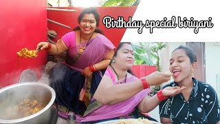 SATHAKSHI BIRTHDAY SPECIAL BIRYANI  CHERRY SATHAKSHI  SATHAKSHI4811 [upl. by Wahlstrom]