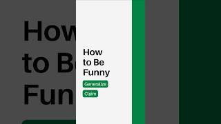 When You Make a Generalization  How to Be Funny Generalize Tutorial [upl. by Dulciana523]