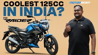 TVS Raider  The Coolest 125cc Motorcycle In India  MotorBeam [upl. by Aihtnamas941]