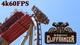 Dr Diabolical’s Cliffhanger OffRide SixFlags Fiesta Texas  No Copyright [upl. by Kirimia460]