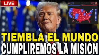 🔴 DIRECTO TRUMP NUEVO PRESIDENTE CUMPLIREMOS LA MISIÓN [upl. by Edualcnaej577]