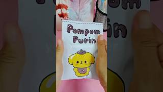 pompompurin paper blind bag diy papercraft pompompurin blindbag shorts [upl. by Lirbij]