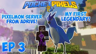 My First LEGENDARY Pokemon Pixelmon Pocket Pixels Server Minecraft Pixelmon Mod [upl. by Veronike]