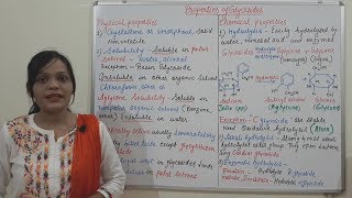 Class 52  Glycosides Part 02  Properties of Glycosides Physical and Chemical Properties [upl. by Eiraminot339]