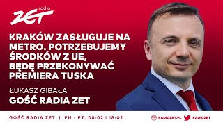 Łukasz Gibała Kraków zasługuje na metro Potrzebujemy środków z UE będę przekonywać premiera Tuska [upl. by Lail454]