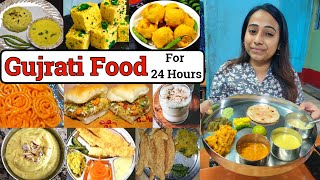 I only ate Gujrati Food for 24 hours Food Challenge  Navratri Special  Veg Food [upl. by Mead]