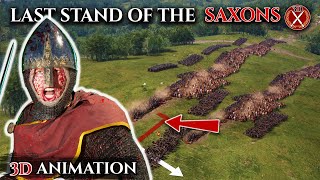 MASSIVE Animated Battle of Hastings 1066 AD BOTH PARTS  The Fall of Saxon England [upl. by Retla]