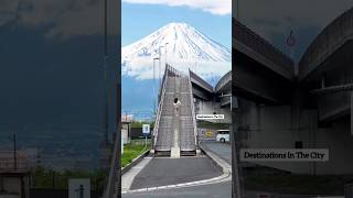 Breathtaking view of Mt Fuji from Yume no Ōhashi in Fuji City a true staircase of dreams 🏔️✨ [upl. by Kennith]