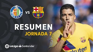 Resumen de Getafe CF vs FC Barcelona 02 [upl. by Ihn]