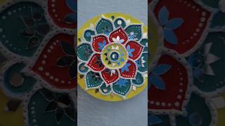 lippan art diy aesthetic moulditclayart song viralvideo craft bollywood diwali decoration [upl. by Amihsat13]