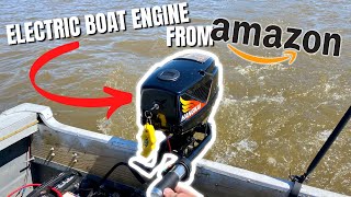 I Bought A 400 Electric Outboard From Amazon DOES IT WORK [upl. by Mauve539]