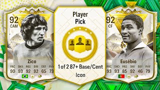 UNLIMITED 87 ICON PLAYER PICKS amp PACKS 😱 FC 24 Ultimate Team [upl. by Alderman]