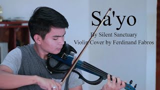 SaYo Silent Sanctuary violin cover by Ferdinand Fabros [upl. by Davina99]