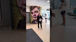 Aneurin Bevan Tredegar hospital art unveiling Nathan Wyburn [upl. by Tamma]