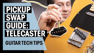 How To Swap Pickups In a Telecaster  Guitar Tech Tips  Ep 61  Thomann [upl. by Ramu]