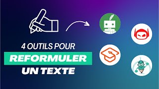 4 Outils de Reformulation et Paraphrase Gratuits Grâce à lIA [upl. by Hteik732]