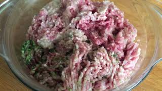 Turkish Doner Kebab Recipe How to Make Meat Mince [upl. by Bunting]