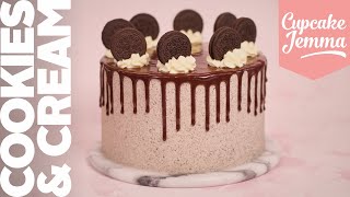 The Ultimate Cookies amp Cream Chocolate Layer Cake Recipe  Cupcake Jemma [upl. by Ruprecht]