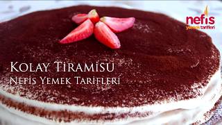 Kolay Tiramisu  Nefis Yemek Tarifleri [upl. by Ilonka511]