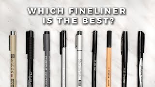 Which Fineliner is the Best  STATIONERY SHOWDOWN [upl. by Zerla485]