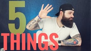 5 things I wish I knew back then  Beginner Beard Tips [upl. by Arakihc]