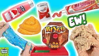 Slime Mixing Bingo Crazy Homemade Slime Challenge Strange Ingredients Slime Fails Doctor Squish [upl. by Cristian]