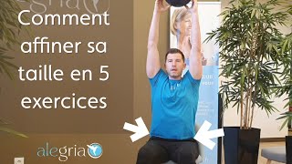 Comment affiner sa Taille et ses Hanches en 5 exercices et en moins de 10 minutes [upl. by Dnomayd]