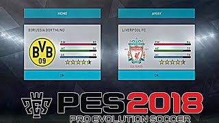 PRO EVOLUTION SOCCER 2018 PES 2018 XBOX 360 GAMEPLAY [upl. by Ollehto295]