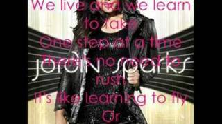 Jordin Sparks  One Step At A Time With Lyrics [upl. by Peckham]