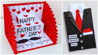 Happy Fathers day pop up card 2024  Fathers day special greeting card making [upl. by Angelique]