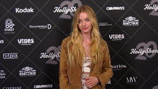 Olivia Rose Keegan quotRiver of Grassquot Red Carpet Screening at HollyShorts 2024 [upl. by Tillion]