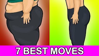 7 Best Moves To Reduce Buttocks Fat With Exercises for Your Buttocks Hips and Thighs [upl. by Ylera]