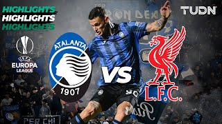 HIGHLIGHTS  Atalanta vs Liverpool  UEFA Europa League 202324  4tos  TUDN [upl. by Sliwa969]