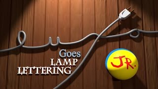 Luxo Jr Goes Lamp Lettering Luxo Jr Short Series Ep 1 [upl. by Clymer]