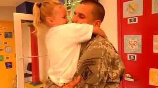 Military Dad surprises Daughter [upl. by Eixirt]