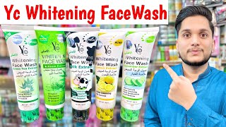 Yc whitening face wash  yc lemon face wash review  Skin Whitening face wash for men amp women [upl. by Ytsim187]