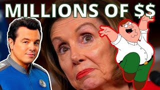 Family Guy Creator Seth MacFarlane DONATED Over 2 MILLION To House Speaker NANCY PELOSI [upl. by Florin]